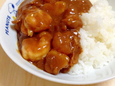 海老とチキンのカレー